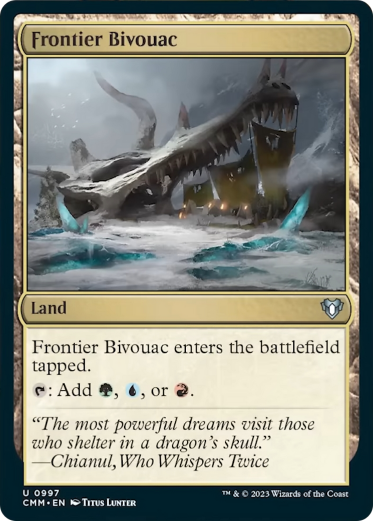 Frontier Bivouac [Commander Masters] | Gamer Loot