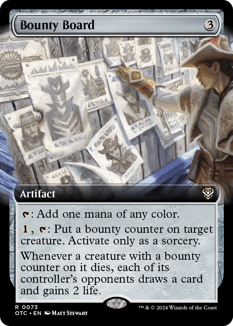 Bounty Board (Extended Art) [Outlaws of Thunder Junction Commander] | Gamer Loot