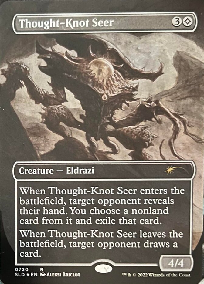 Thought-Knot Seer (720) (Borderless) [Secret Lair Drop Promos] | Gamer Loot