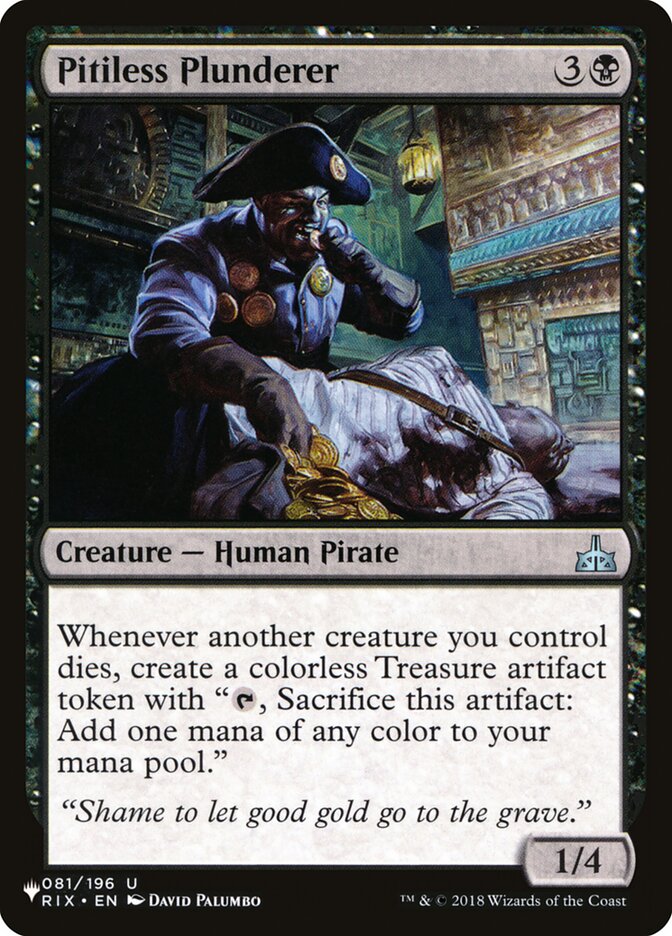 Pitiless Plunderer [The List] | Gamer Loot