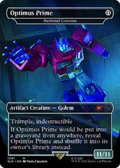 Darksteel Colossus - Optimus Prime (Borderless) [Secret Lair Drop Series] | Gamer Loot