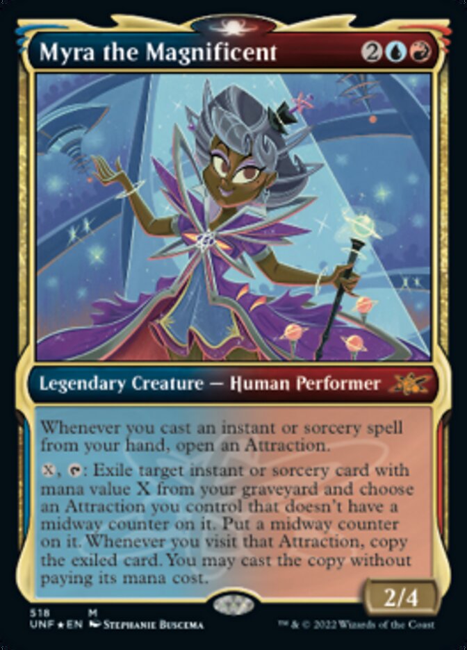 Myra the Magnificent (Showcase) (Galaxy Foil) [Unfinity] | Gamer Loot