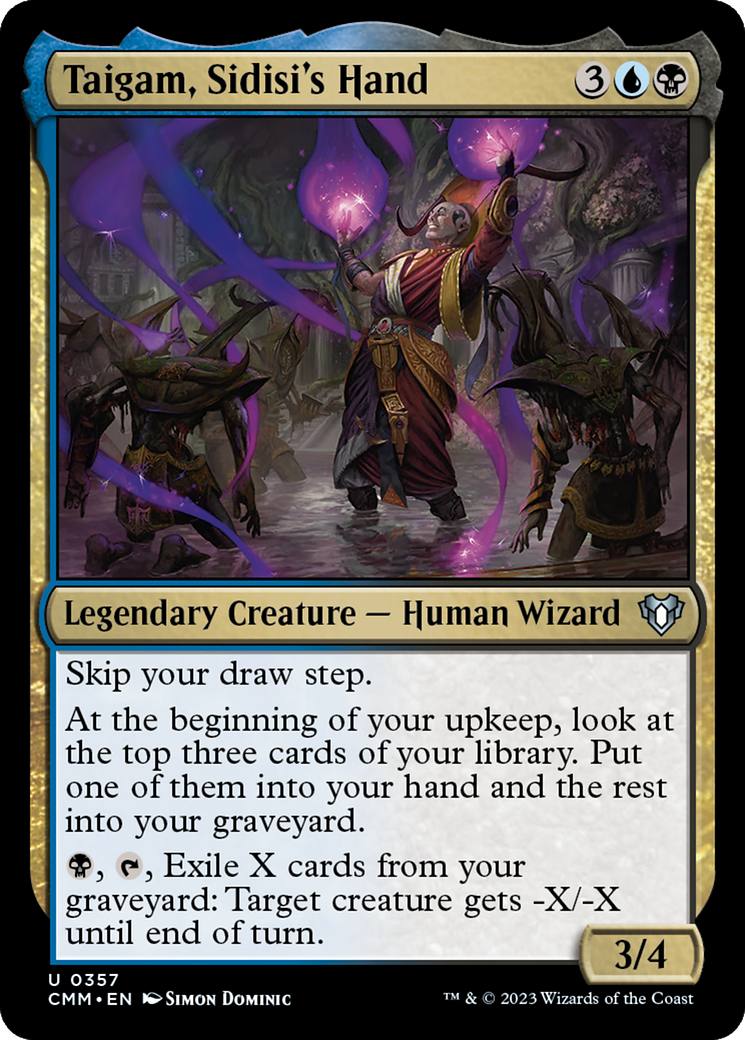 Taigam, Sidisi's Hand [Commander Masters] | Gamer Loot