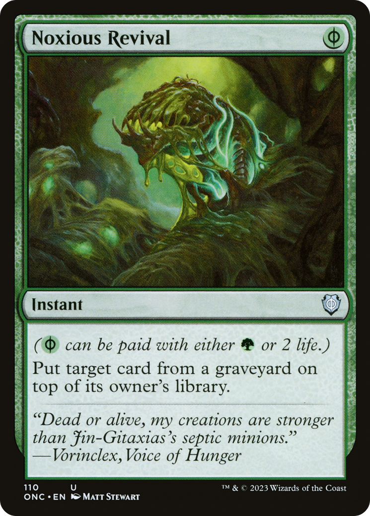 Noxious Revival [Phyrexia: All Will Be One Commander] | Gamer Loot