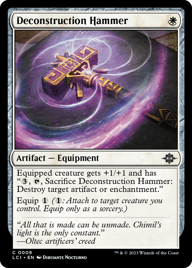 Deconstruction Hammer [The Lost Caverns of Ixalan] | Gamer Loot