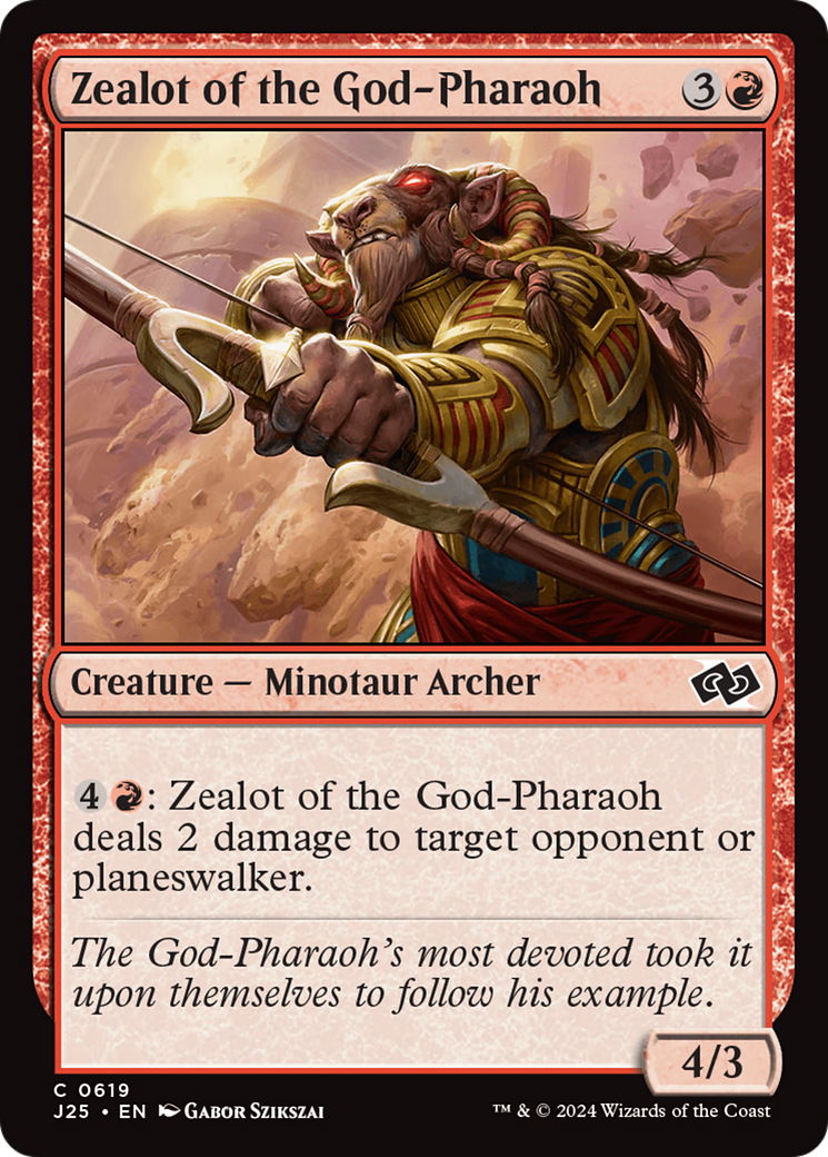 Zealot of the God-Pharaoh [Foundations Jumpstart] | Gamer Loot