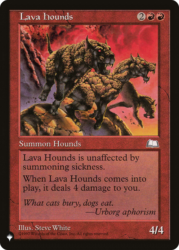 Lava Hounds [The List Reprints] | Gamer Loot