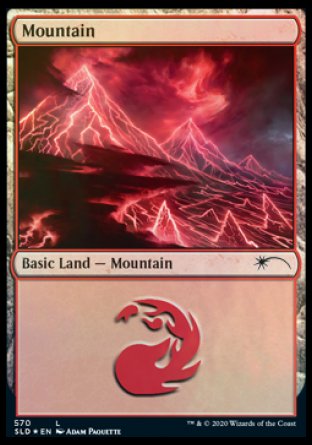 Mountain (Lightning) (570) [Secret Lair Drop Promos] | Gamer Loot