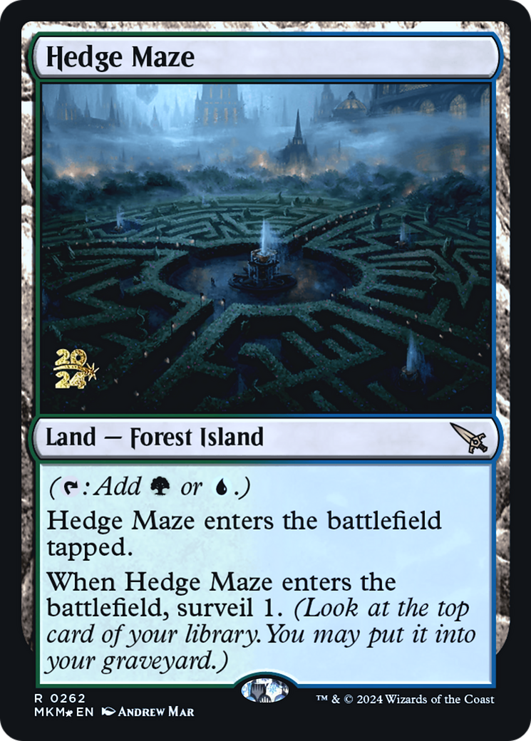 Hedge Maze [Murders at Karlov Manor Prerelease Promos] | Gamer Loot