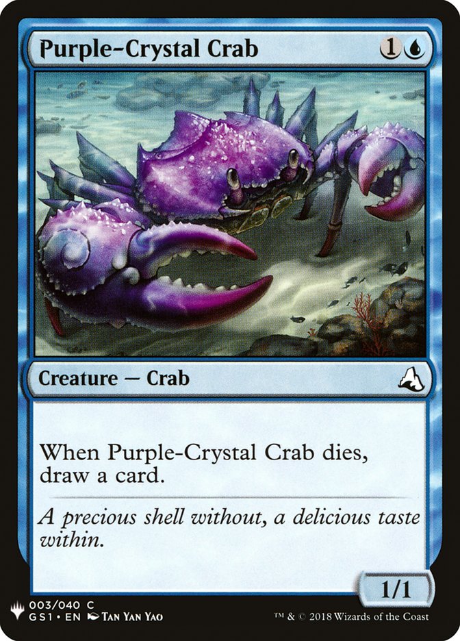 Purple-Crystal Crab [Mystery Booster] | Gamer Loot