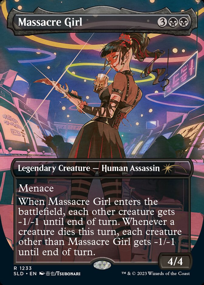 Massacre Girl (Borderless) [Secret Lair Drop Series] | Gamer Loot