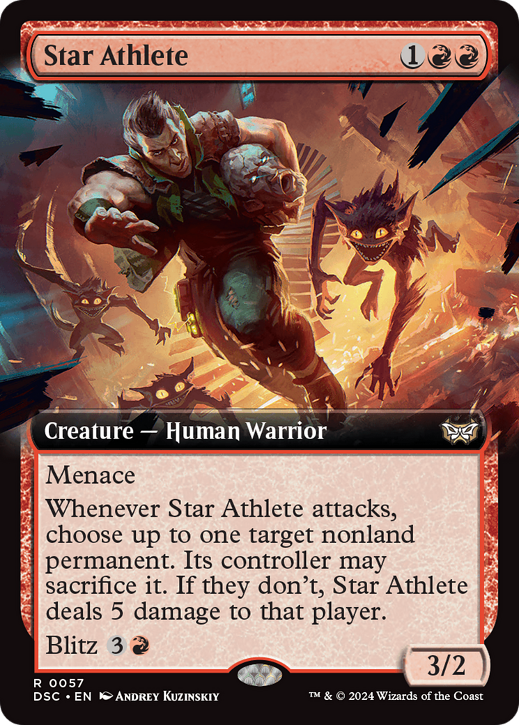 Star Athlete (Extended Art) [Duskmourn: House of Horror Commander] | Gamer Loot