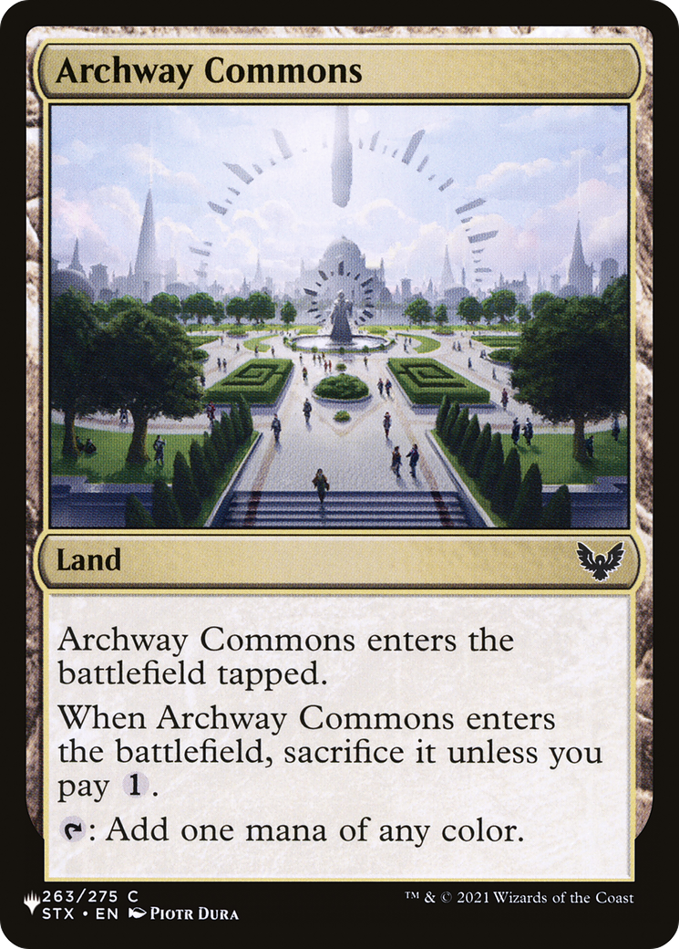 Archway Commons [The List Reprints] | Gamer Loot