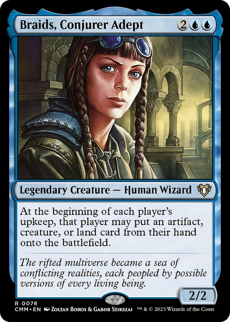 Braids, Conjurer Adept [Commander Masters] | Gamer Loot