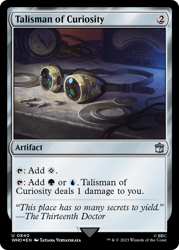 Talisman of Curiosity (Surge Foil) [Doctor Who] | Gamer Loot