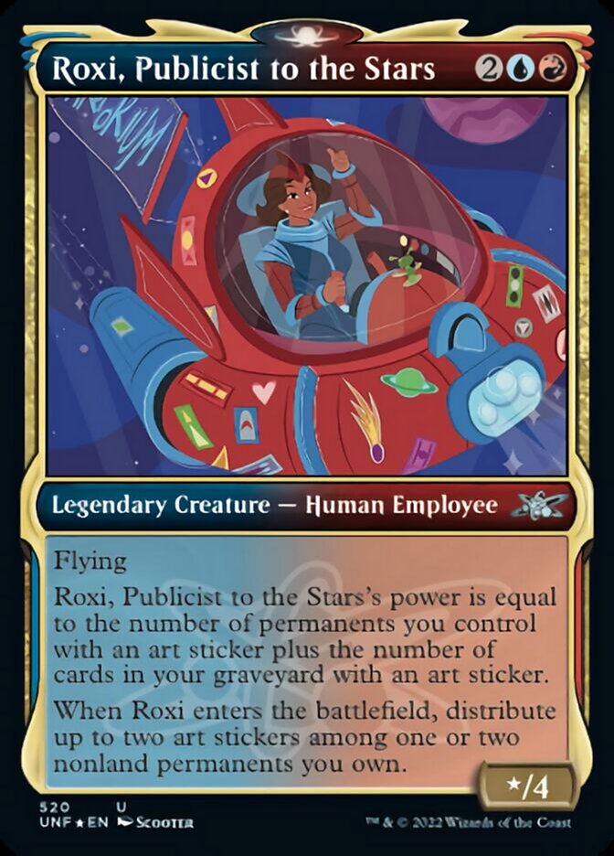 Roxi, Publicist to the Stars (Showcase) (Galaxy Foil) [Unfinity] | Gamer Loot