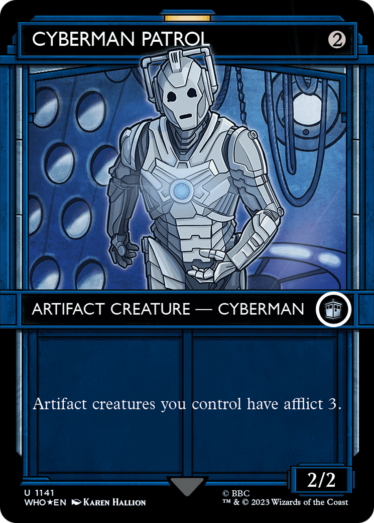 Cyberman Patrol (Showcase) (Surge Foil) [Doctor Who] | Gamer Loot