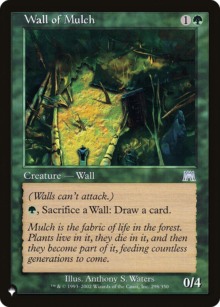 Wall of Mulch [The List Reprints] | Gamer Loot