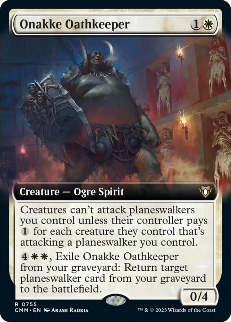 Onakke Oathkeeper (Extended Art) [Commander Masters] | Gamer Loot