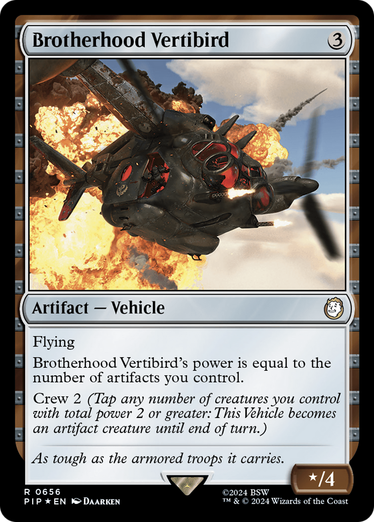 Brotherhood Vertibird (Surge Foil) [Fallout] | Gamer Loot