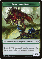 Phyrexian Beast Token [Phyrexia: All Will Be One Tokens] | Gamer Loot