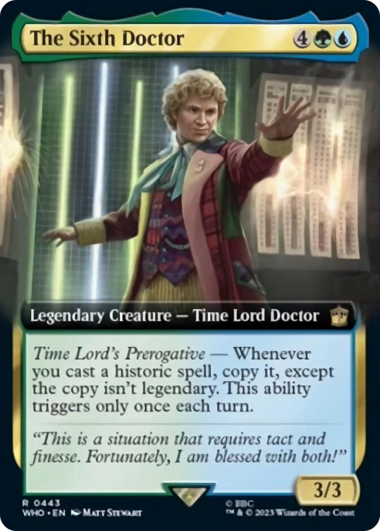 The Sixth Doctor (Extended Art) [Doctor Who] | Gamer Loot