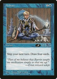 Meditate (Oversized) [Oversize Cards] | Gamer Loot