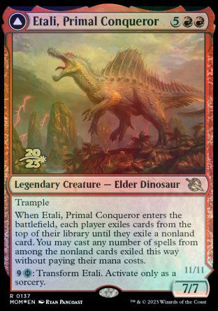 Etali, Primal Conqueror // Etali, Primal Sickness [March of the Machine Prerelease Promos] | Gamer Loot