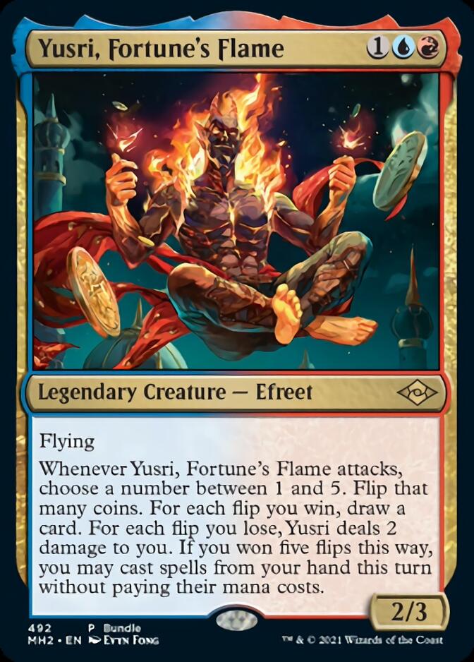 Yusri, Fortune's Flame (Bundle) [Modern Horizons 2] | Gamer Loot