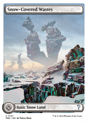 Snow-Covered Wastes (White Border) [Mystery Booster 2] | Gamer Loot