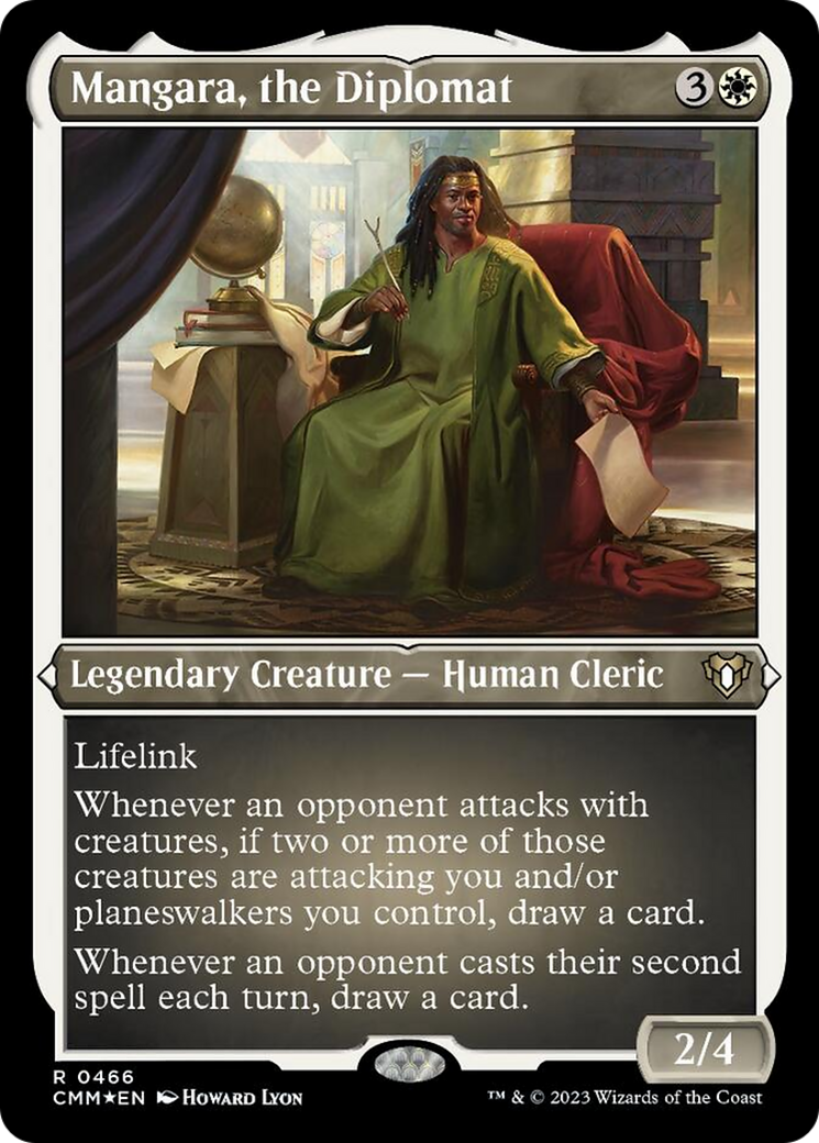 Mangara, the Diplomat (Foil Etched) [Commander Masters] | Gamer Loot