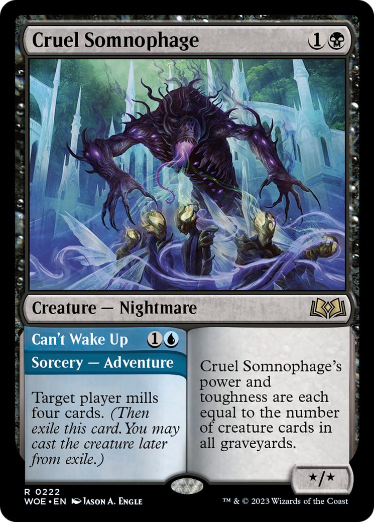 Cruel Somnophage // Can't Wake Up [Wilds of Eldraine] | Gamer Loot