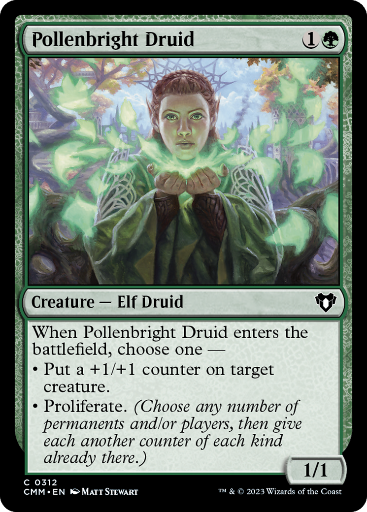 Pollenbright Druid [Commander Masters] | Gamer Loot