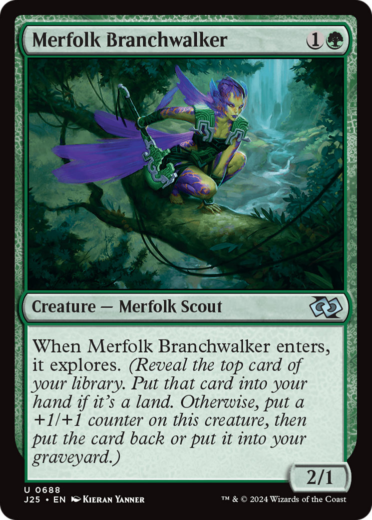 Merfolk Branchwalker [Foundations Jumpstart] | Gamer Loot