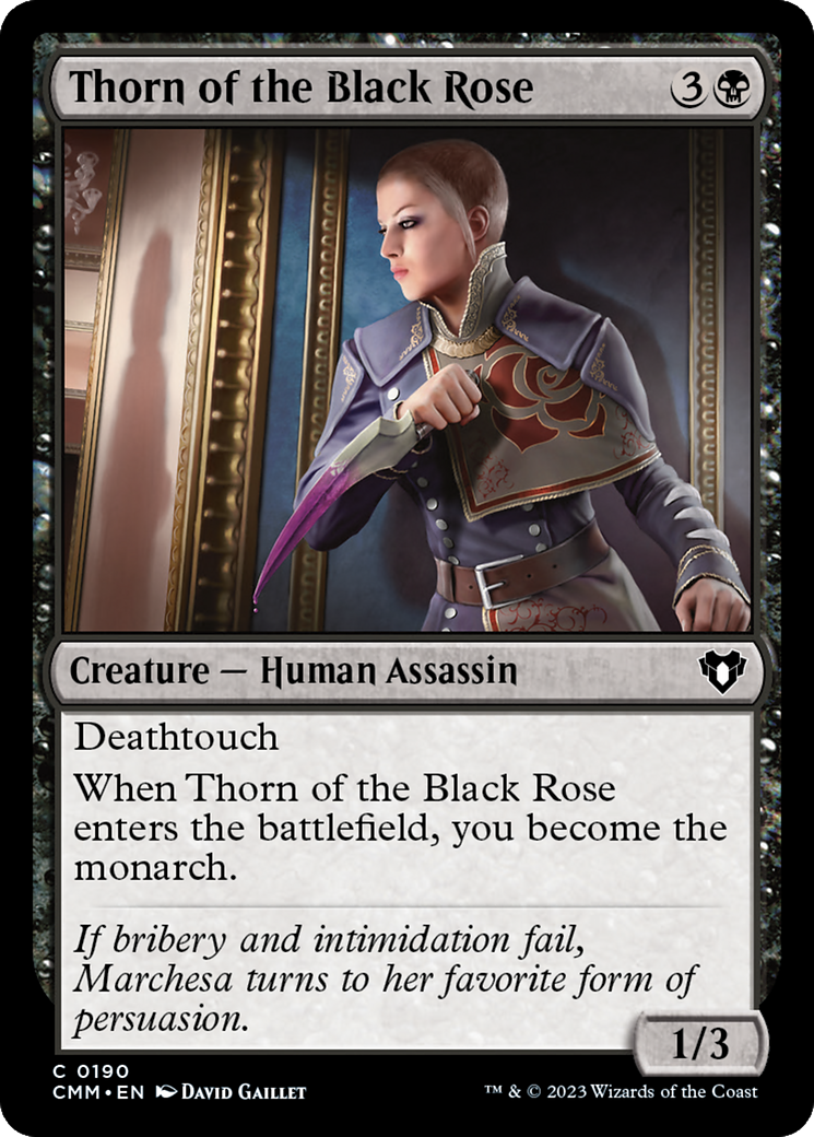 Thorn of the Black Rose [Commander Masters] | Gamer Loot