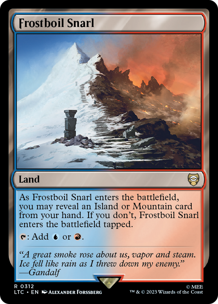 Frostboil Snarl [The Lord of the Rings: Tales of Middle-Earth Commander] | Gamer Loot