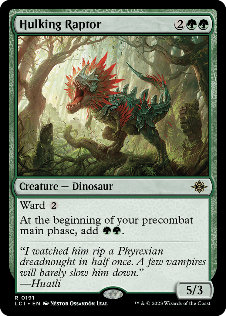 Hulking Raptor [The Lost Caverns of Ixalan] | Gamer Loot