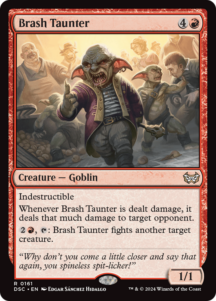 Brash Taunter [Duskmourn: House of Horror Commander] | Gamer Loot