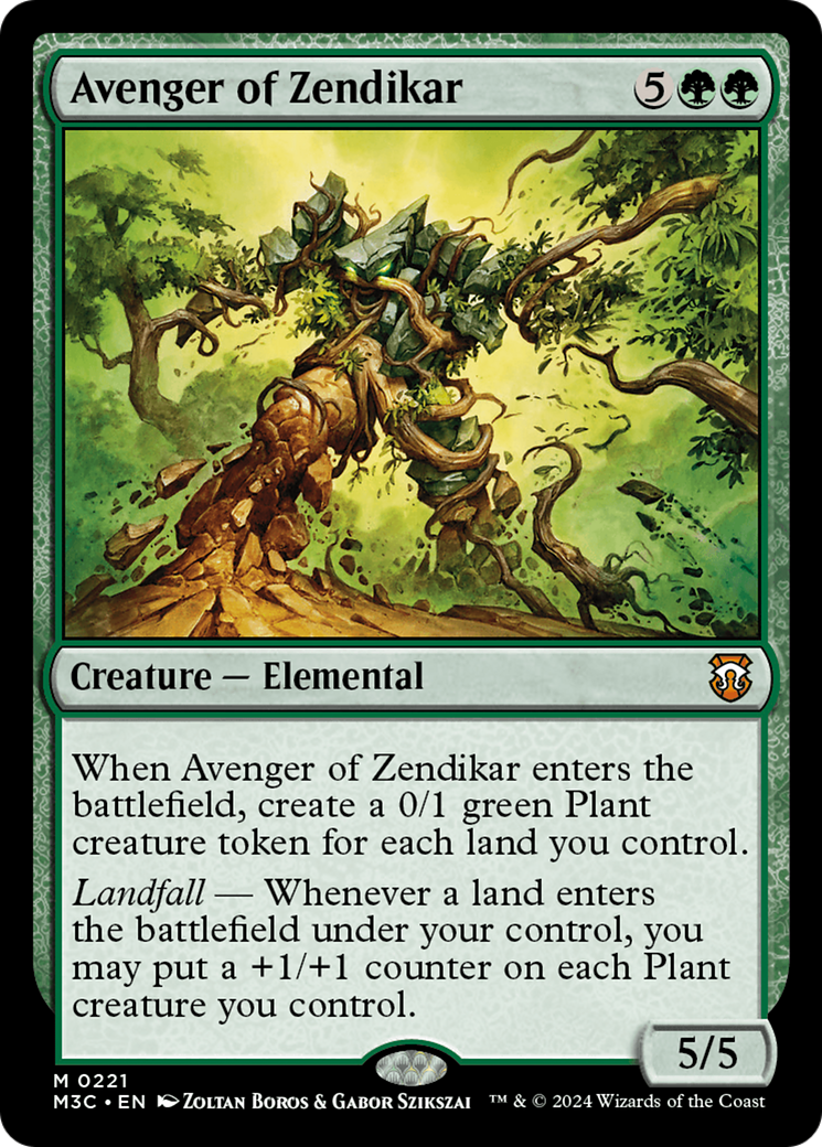 Avenger of Zendikar (Ripple Foil) [Modern Horizons 3 Commander] | Gamer Loot