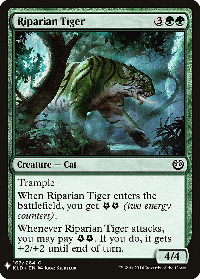 Riparian Tiger [Mystery Booster] | Gamer Loot