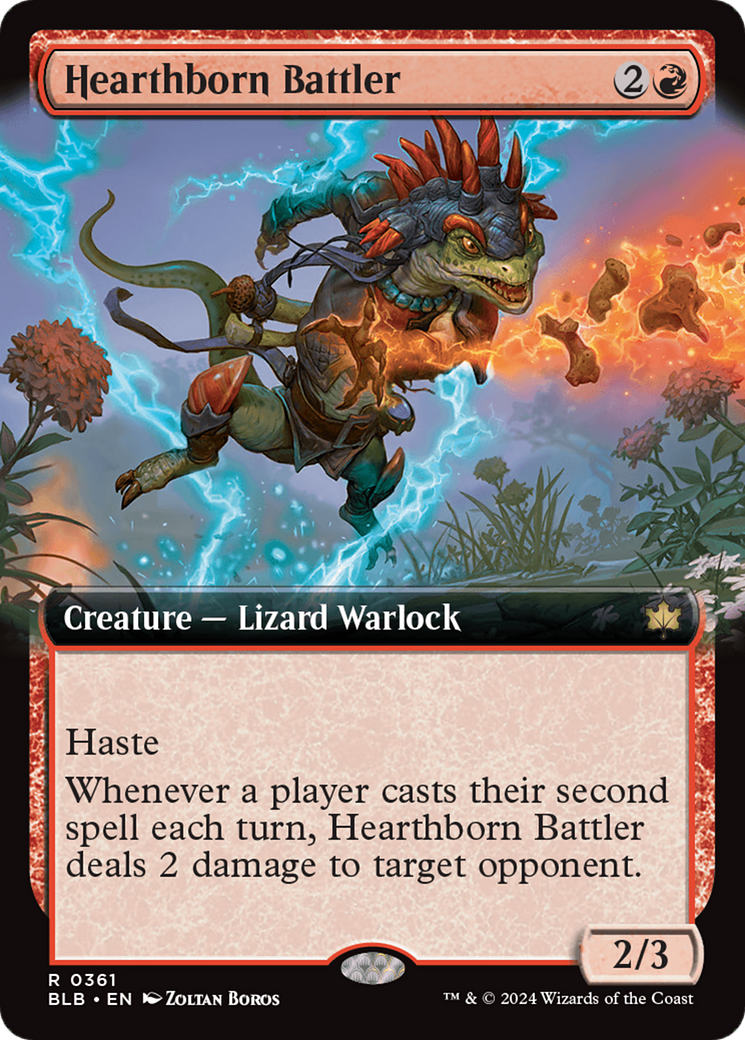 Hearthborn Battler (Extended Art) [Bloomburrow] | Gamer Loot