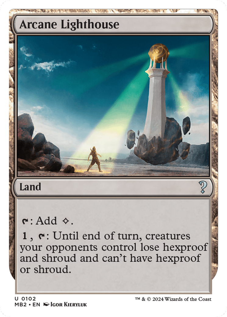 Arcane Lighthouse (White Border) [Mystery Booster 2] | Gamer Loot