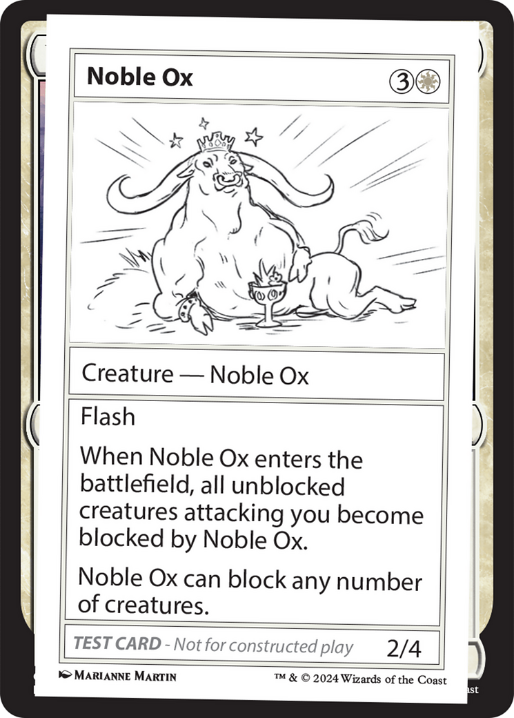 Noble Ox [Mystery Booster 2 Playtest Cards] | Gamer Loot