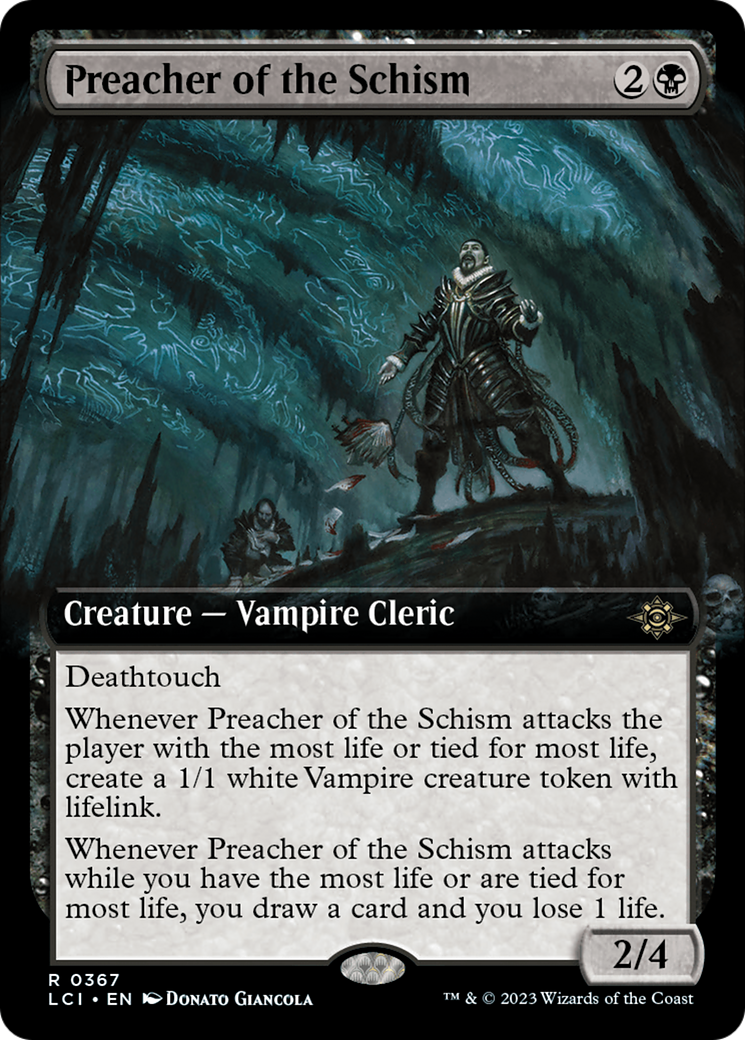 Preacher of the Schism (Extended Art) [The Lost Caverns of Ixalan] | Gamer Loot