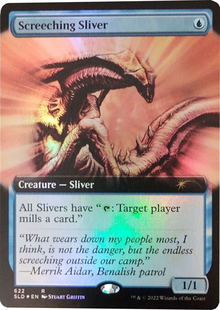 Screeching Sliver (Extended Art) [Secret Lair Drop Promos] | Gamer Loot