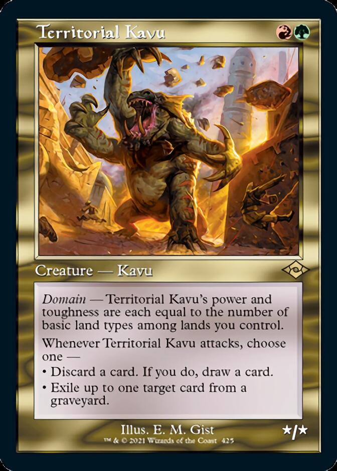 Territorial Kavu (Retro Foil Etched) [Modern Horizons 2] | Gamer Loot