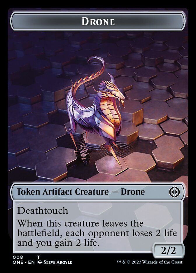 Drone Token [Phyrexia: All Will Be One Tokens] | Gamer Loot