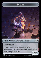 Phyrexian Mite (011) // Drone Double-Sided Token [Phyrexia: All Will Be One Tokens] | Gamer Loot