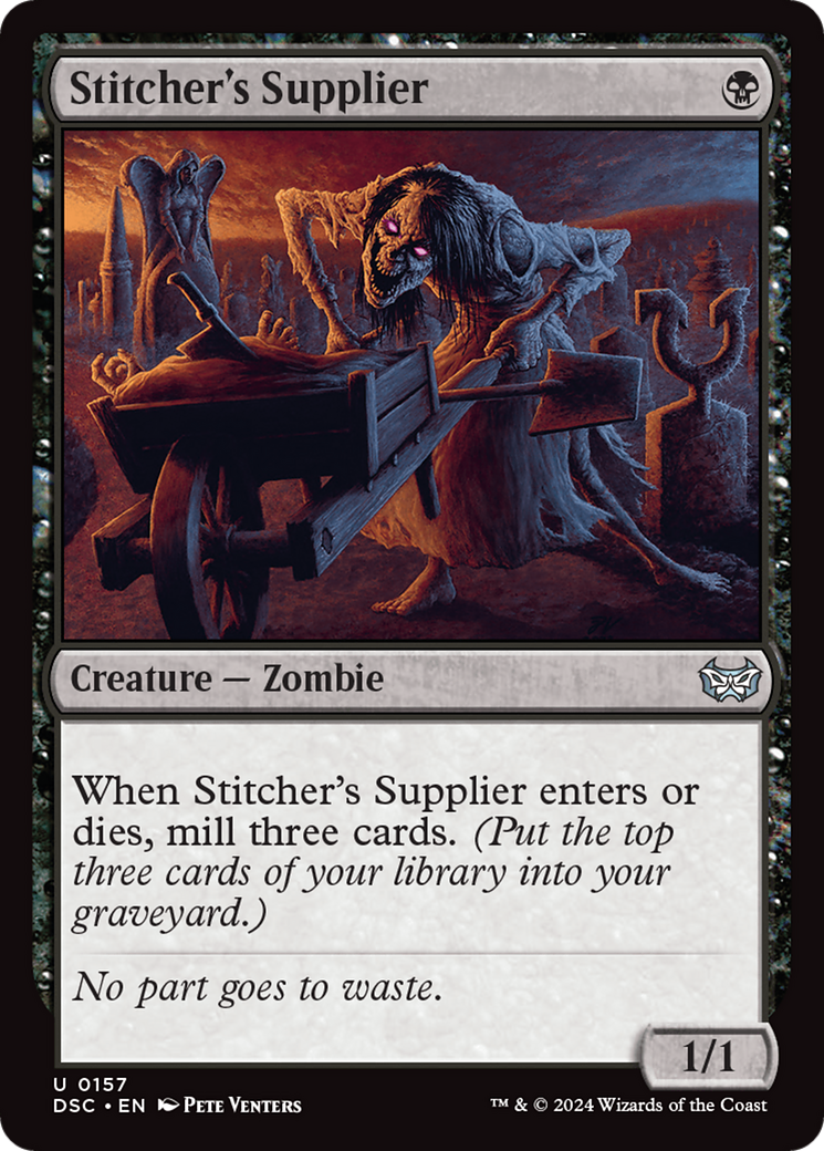 Stitcher's Supplier [Duskmourn: House of Horror Commander] | Gamer Loot