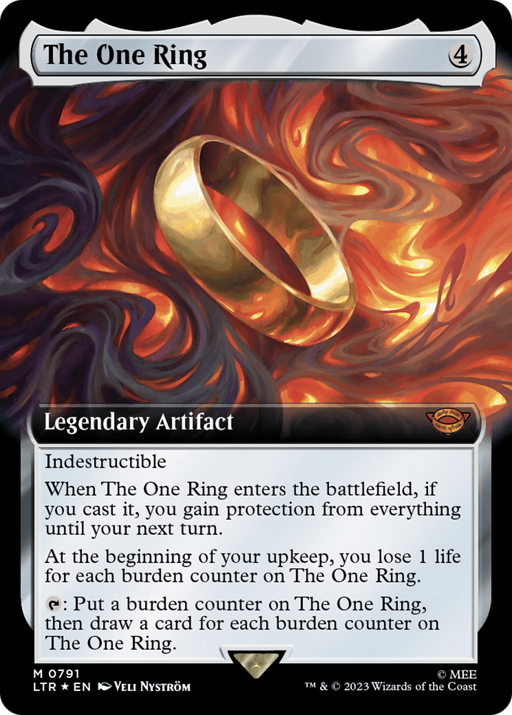 The One Ring (Extended Art) (Surge Foil) [The Lord of the Rings: Tales of Middle-Earth] | Gamer Loot